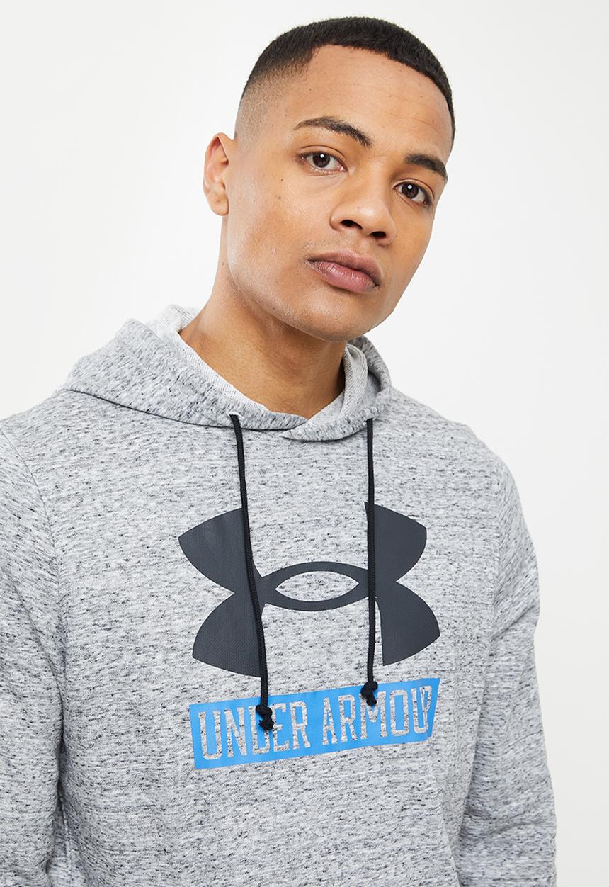 Under Armour - Ua rival terry logo hoodie - grey
