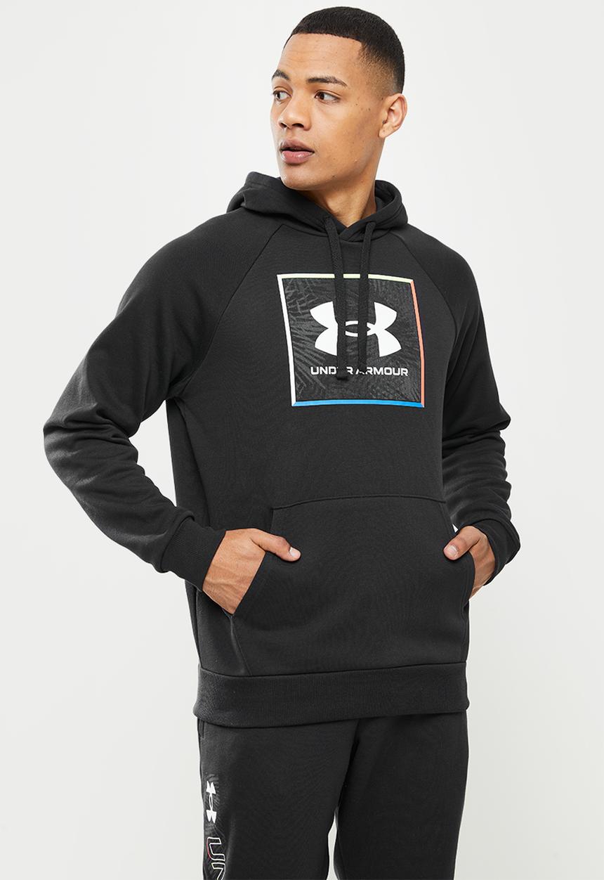 Under Armour - Ua rival flc graphic hoodie - black