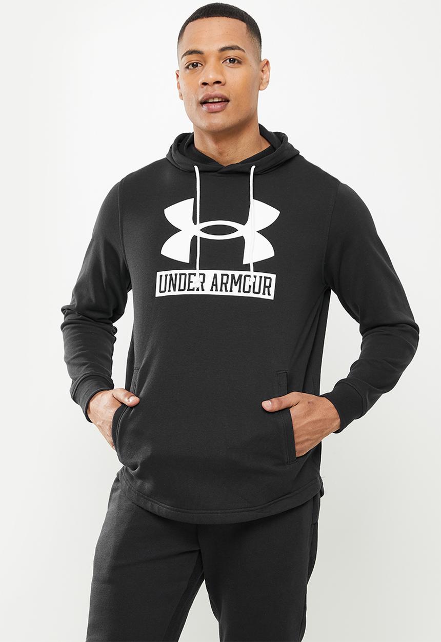 Under Armour - Ua rival terry logo hoodie - black