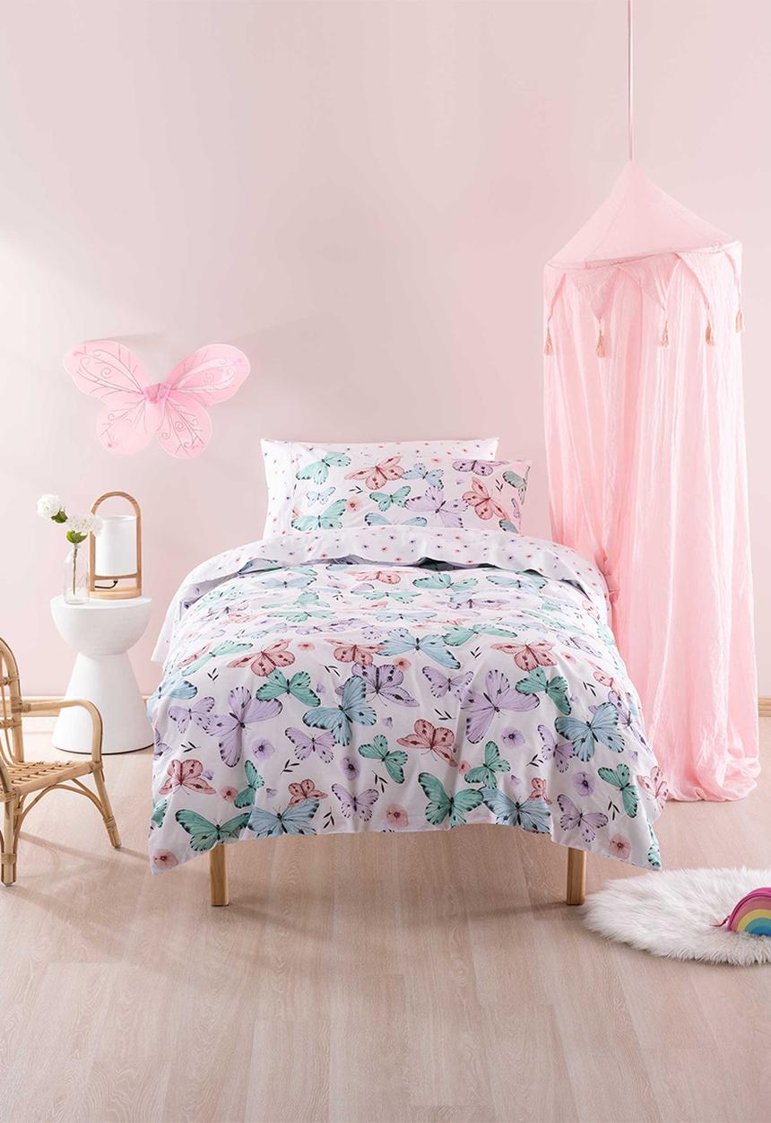 Linen House - Butterfly dreams duvet cover set - multi