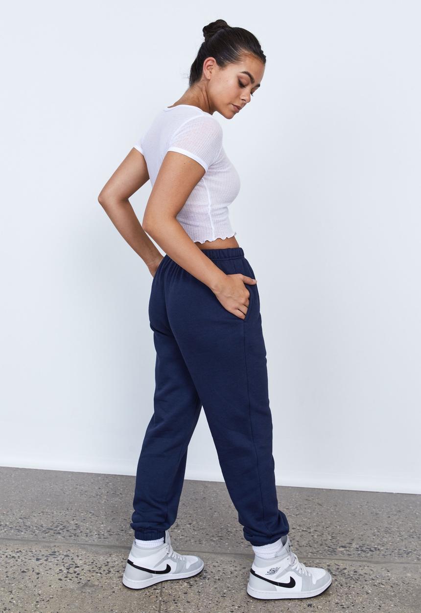 Factorie - Super slouchy trackpant - dark berry