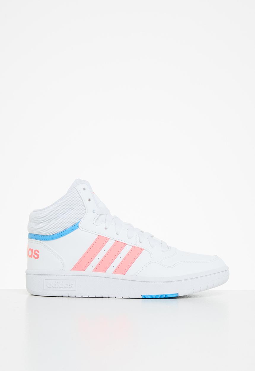 adidas Originals - Hoops mid 3.0 k - ftwr white/acid red/sky rush