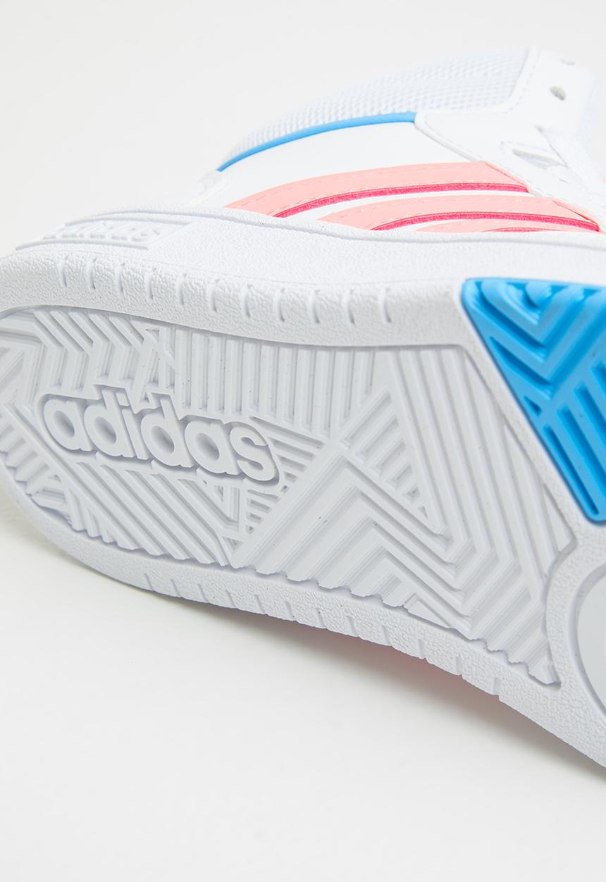 adidas Originals - Hoops mid 3.0 k - ftwr white/acid red/sky rush