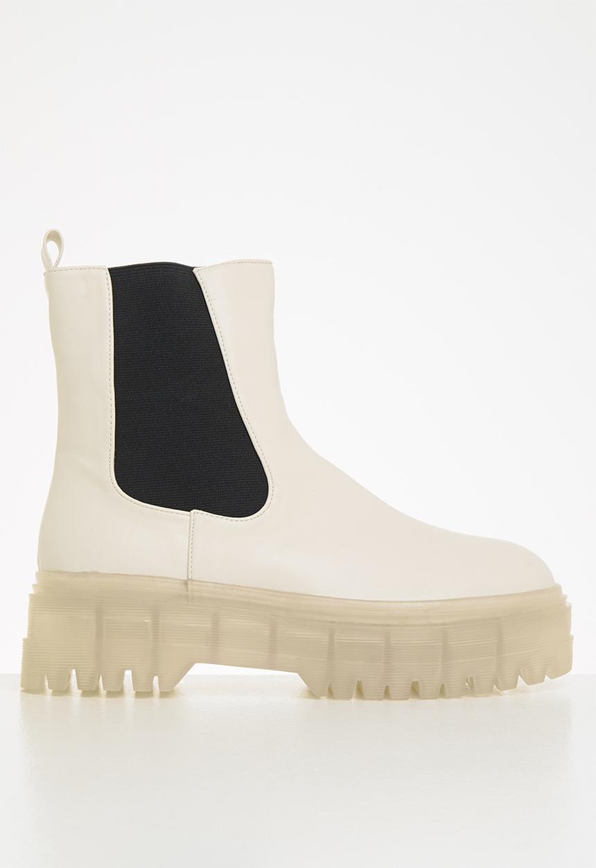 Z_Code_Z - Mila chunky chelsea boot - off white 