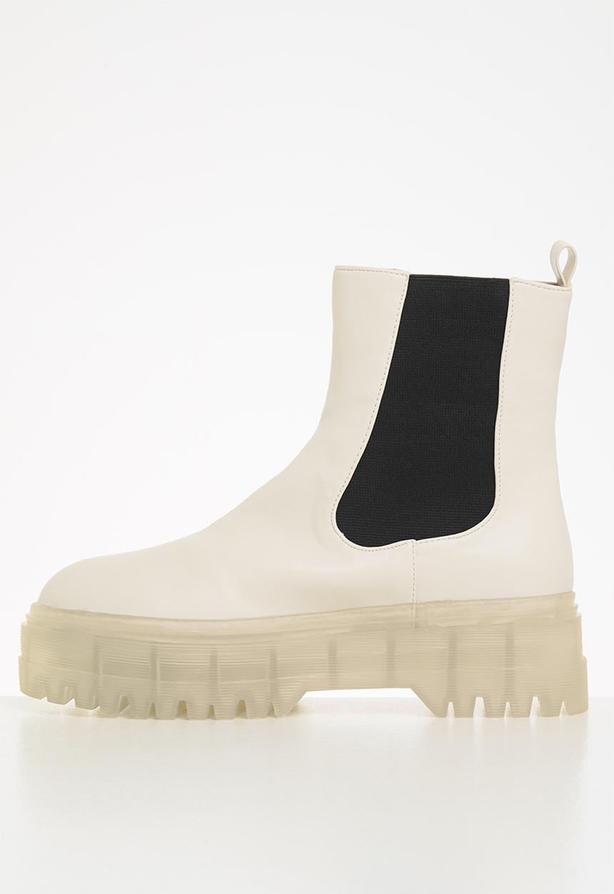 Z_Code_Z - Mila chunky chelsea boot - off white 