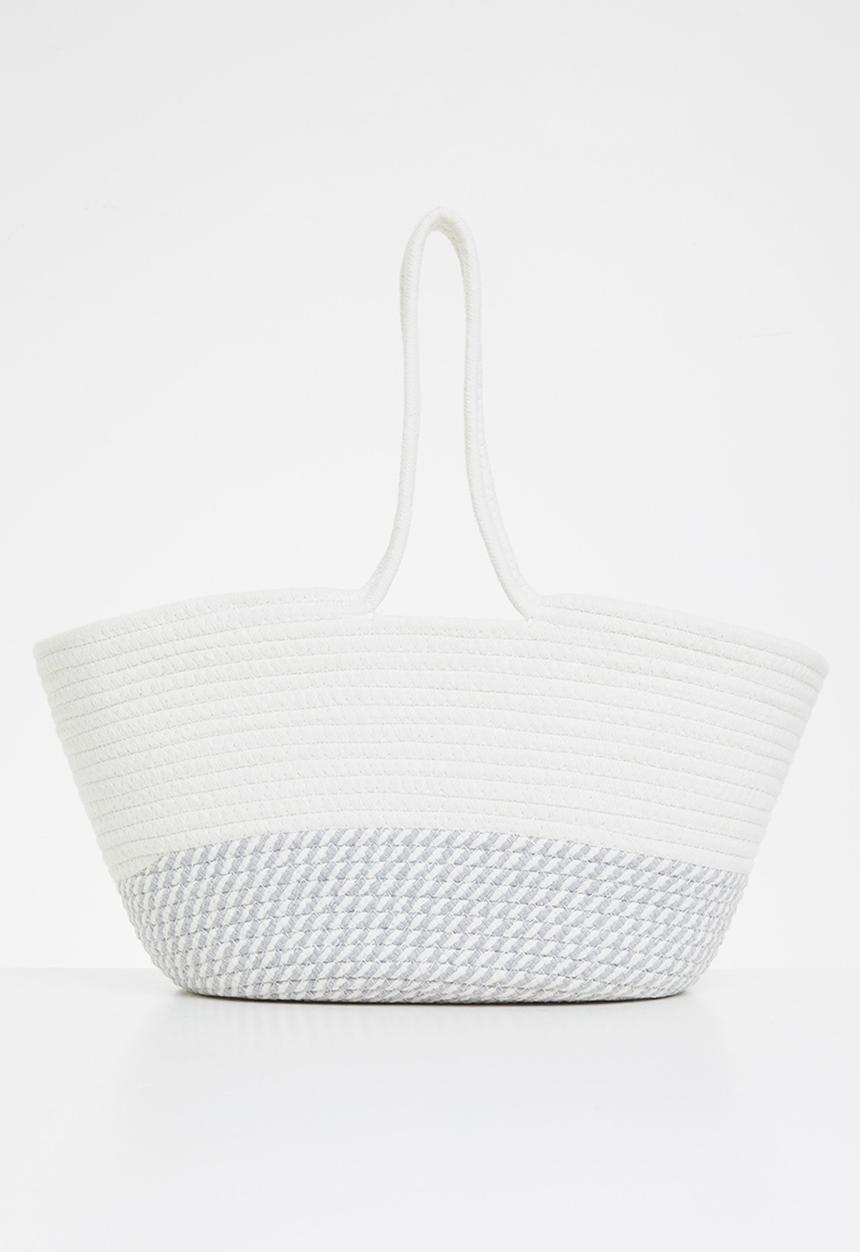 Superbalist - Sonia shopper bag  - grey & white 