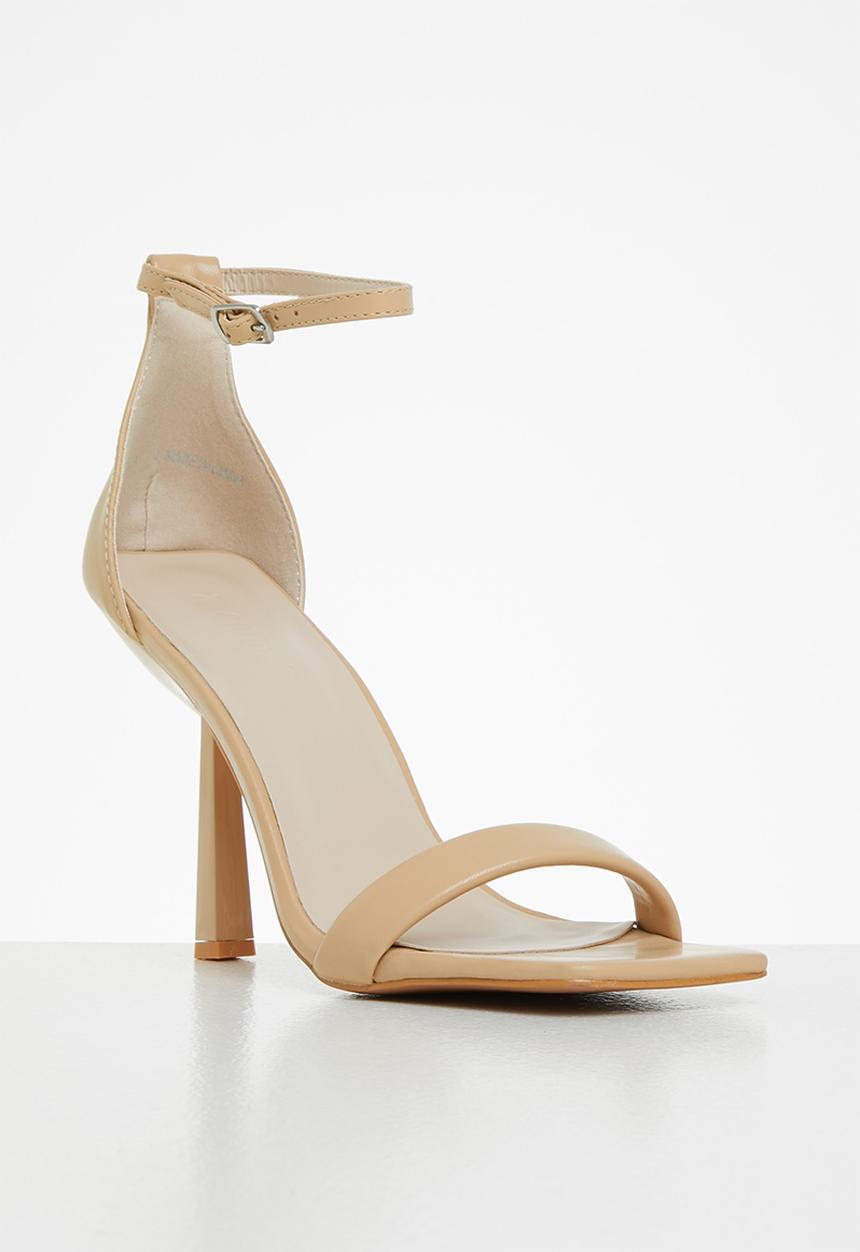 Z_Code_Z - Zoe ankle tie square toe heel - beige