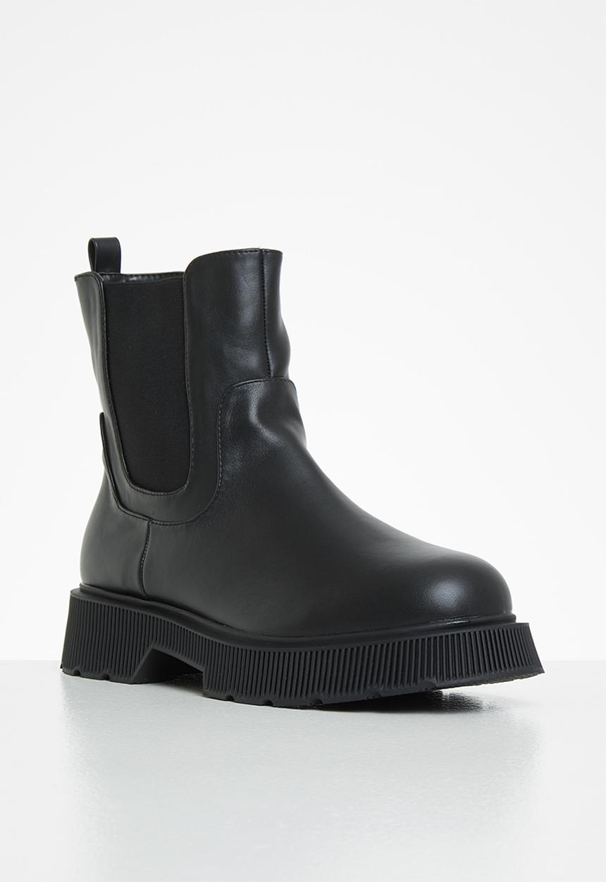 Z_Code_Z - Harper chunky chelsea boot - black