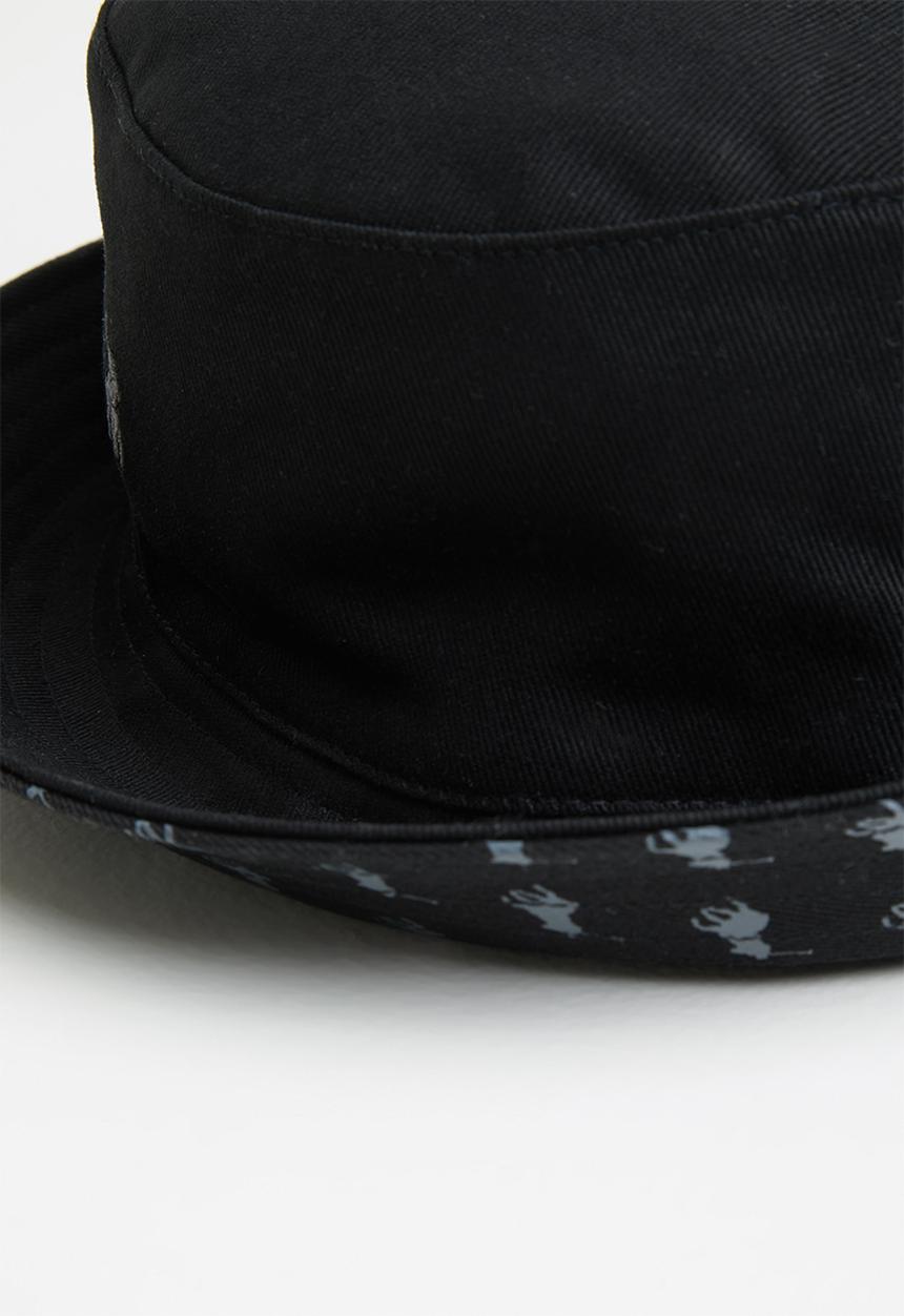 POLO - Denim monogram reversible bucket - dark wash