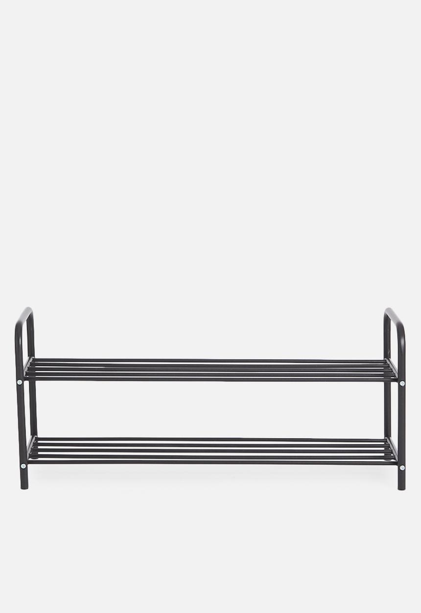 H&S - Shoe rack 2 layers - black