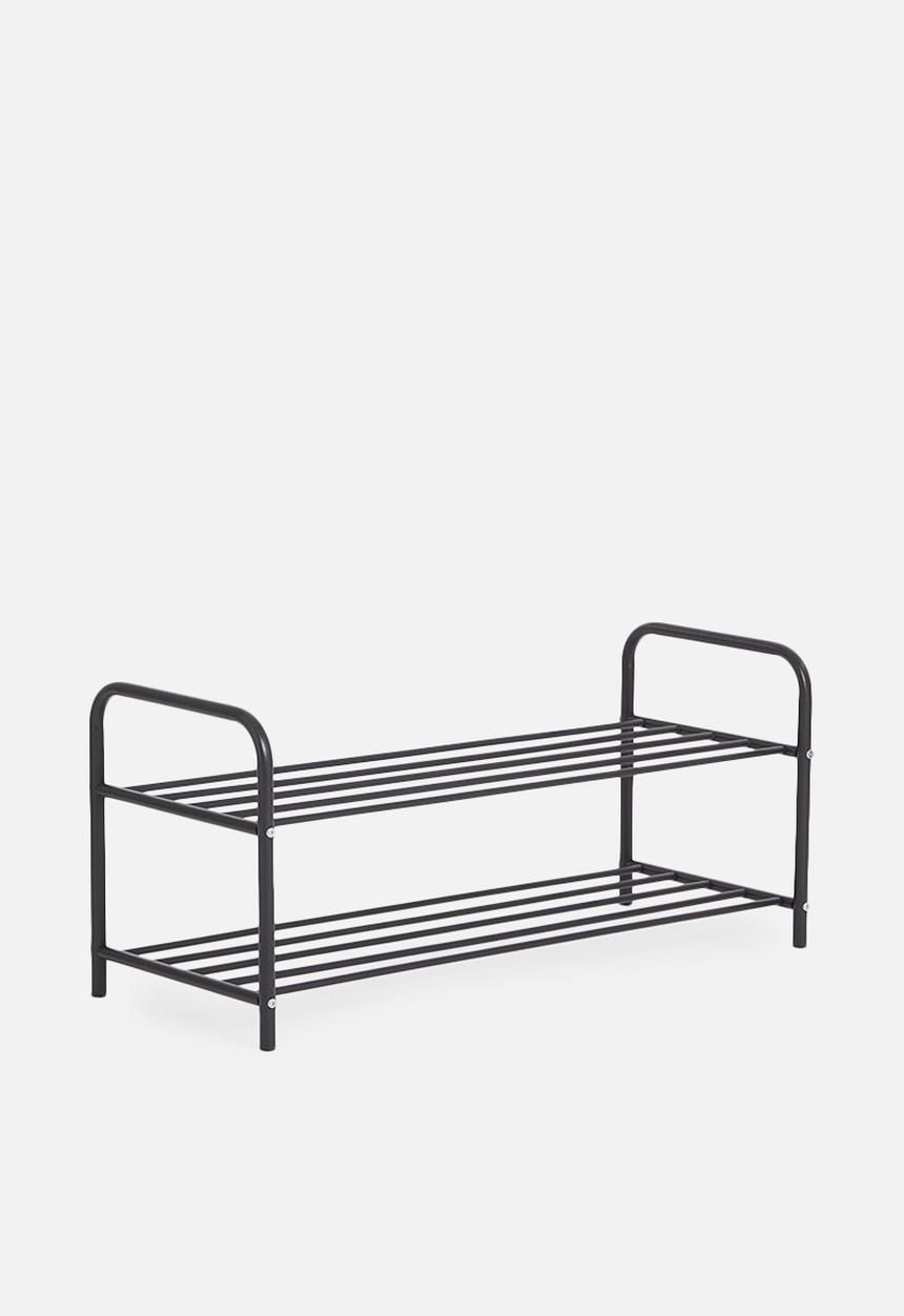 H&S - Shoe rack 2 layers - black