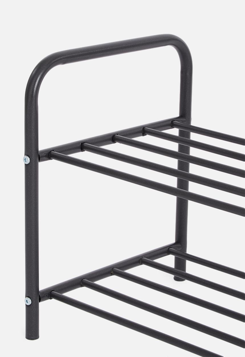 H&S - Shoe rack 2 layers - black