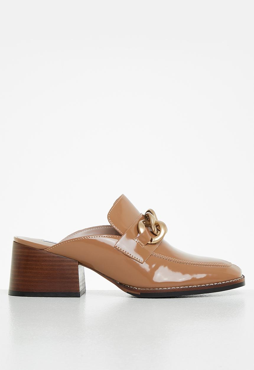 Steve Madden - Lorie loafer mule heel - tan