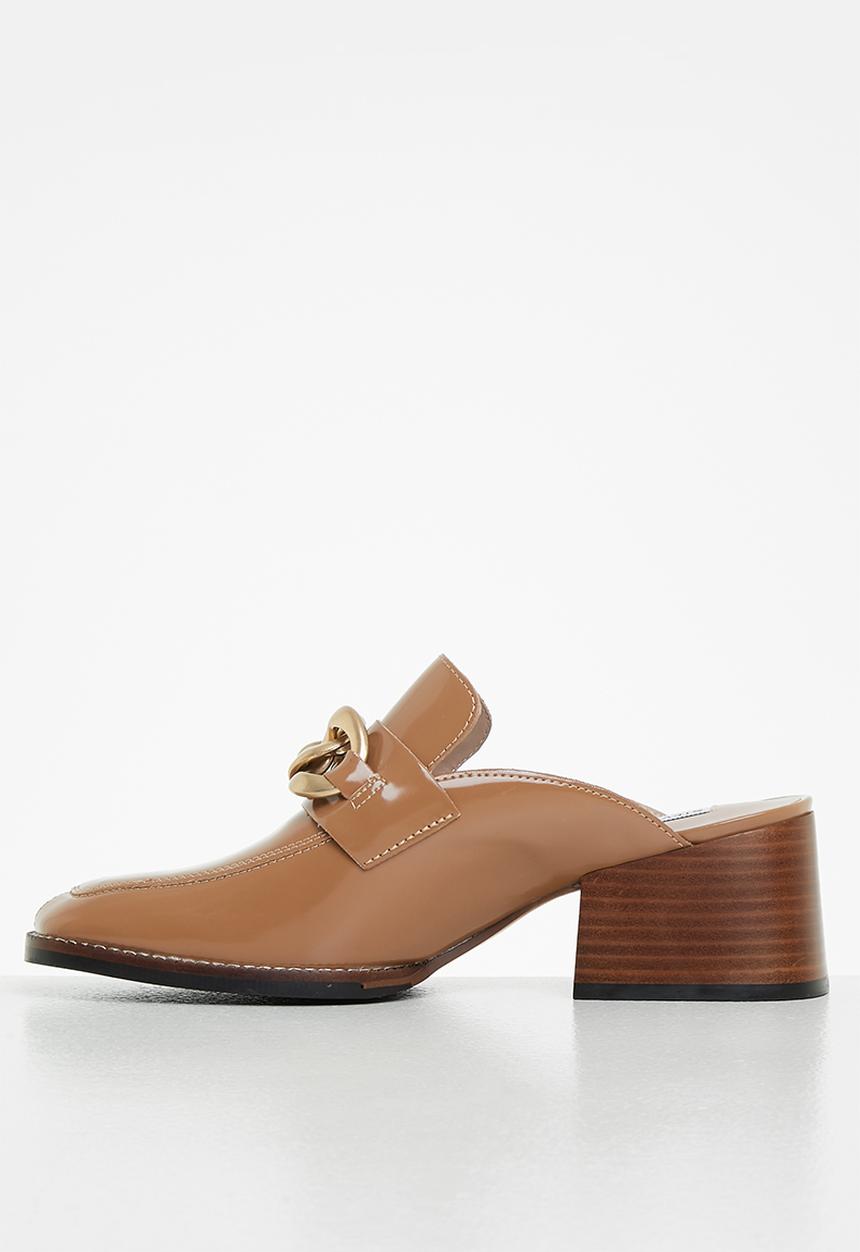 Steve Madden - Lorie loafer mule heel - tan