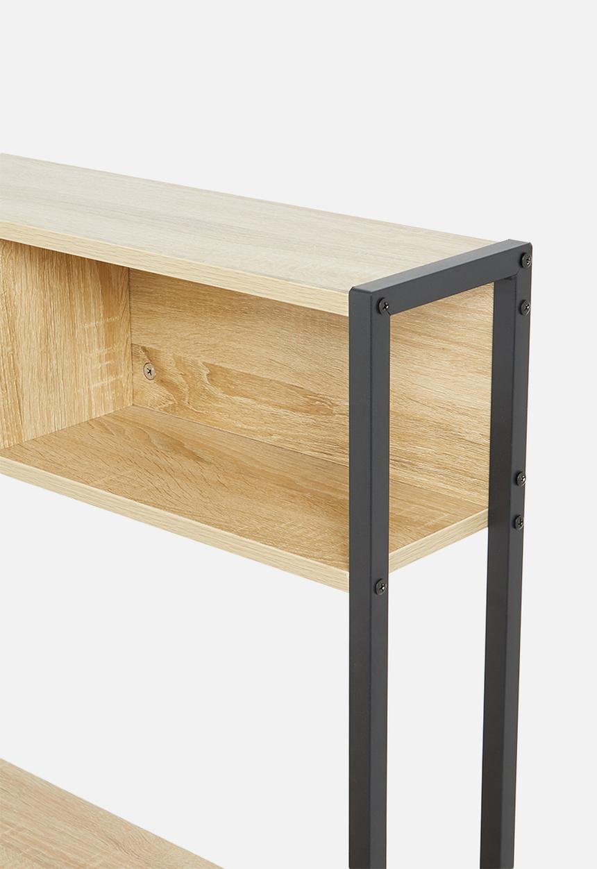 Sixth Floor - X desk - black & natural