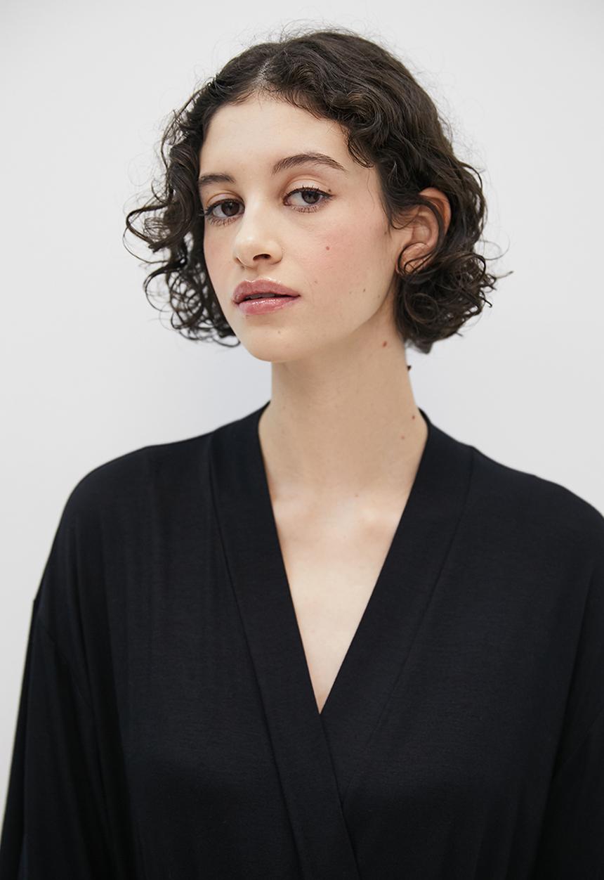 Superbalist - Knit robe - black