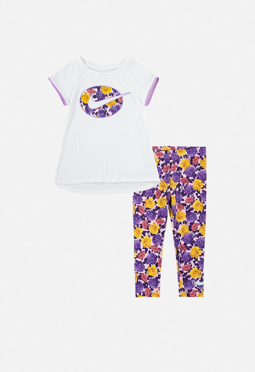 Nike - Nkg iconclash tunic & legg set - violet shock