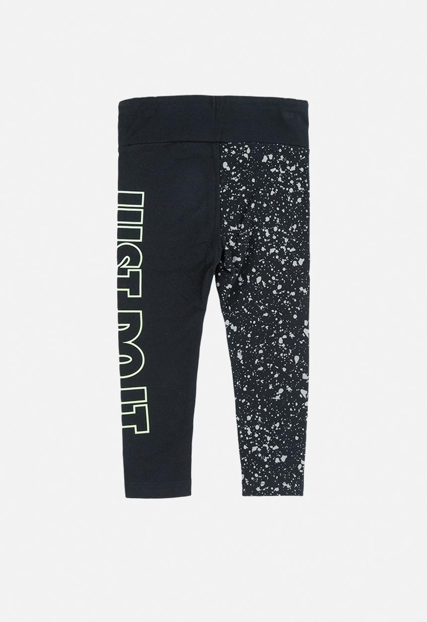 Nike - Nkg splatter grapjic legging - black