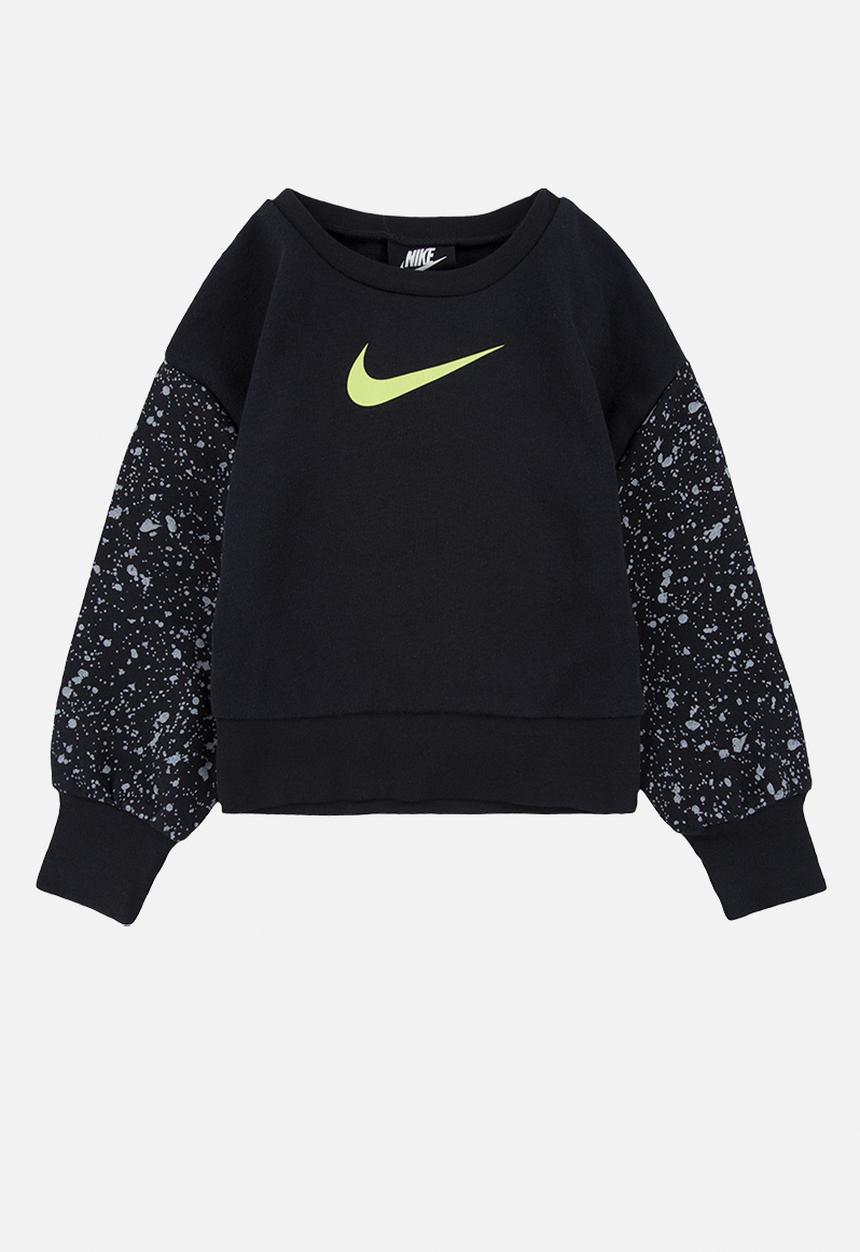 Nike - Nkg splatter crew sweatshirt - black