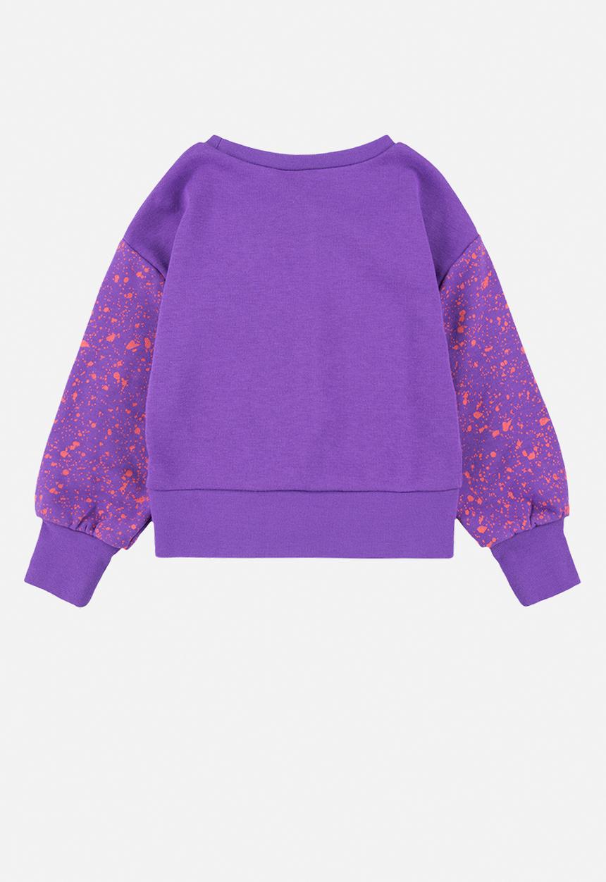 Nike - Nkg splatter crew sweatshirt - wild berry