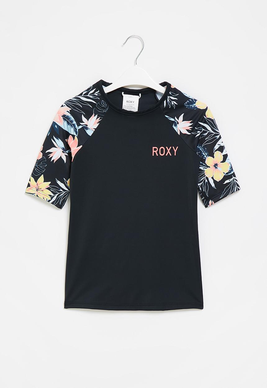 Roxy - Lycra printed sleeve - black