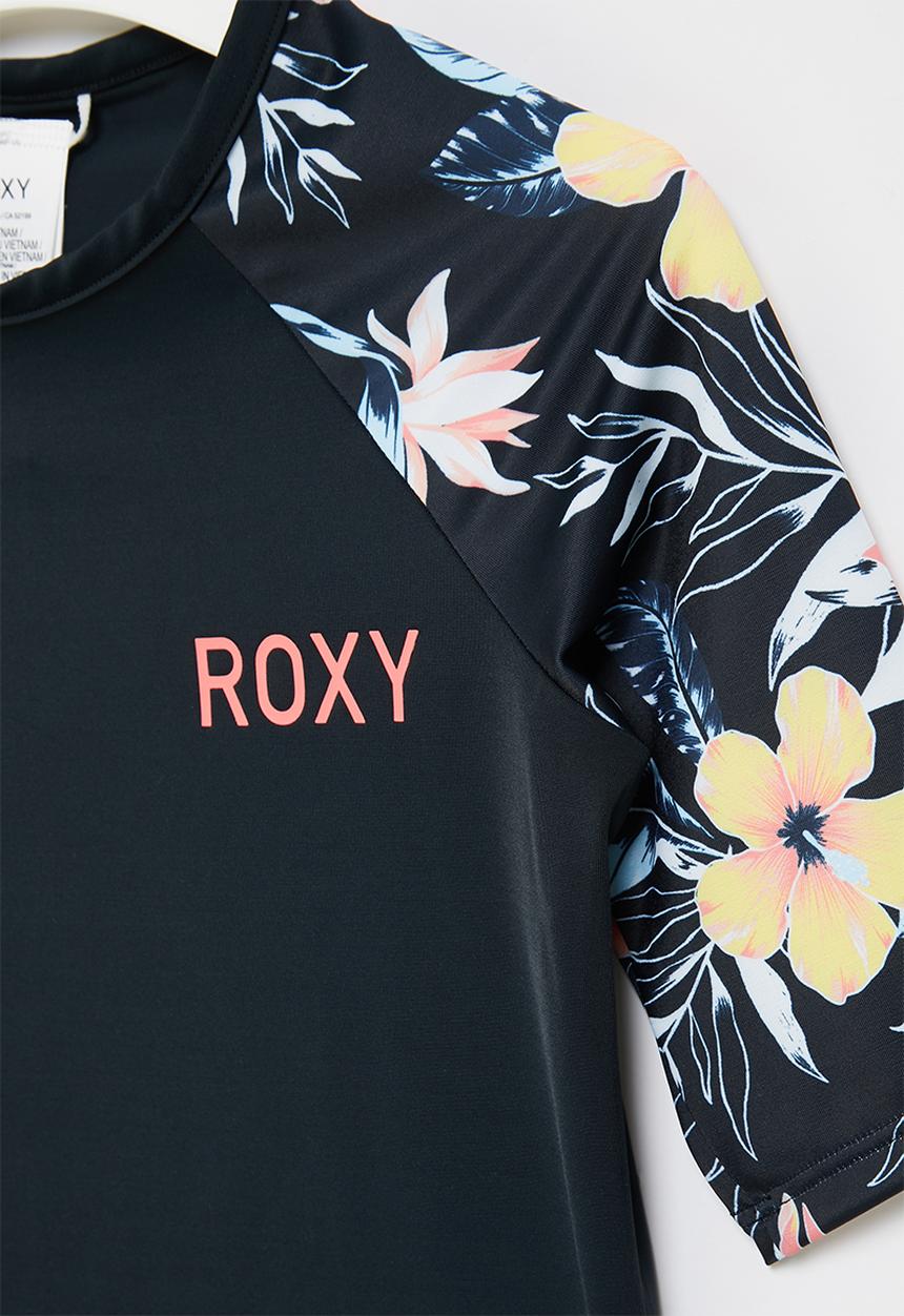 Roxy - Lycra printed sleeve - black