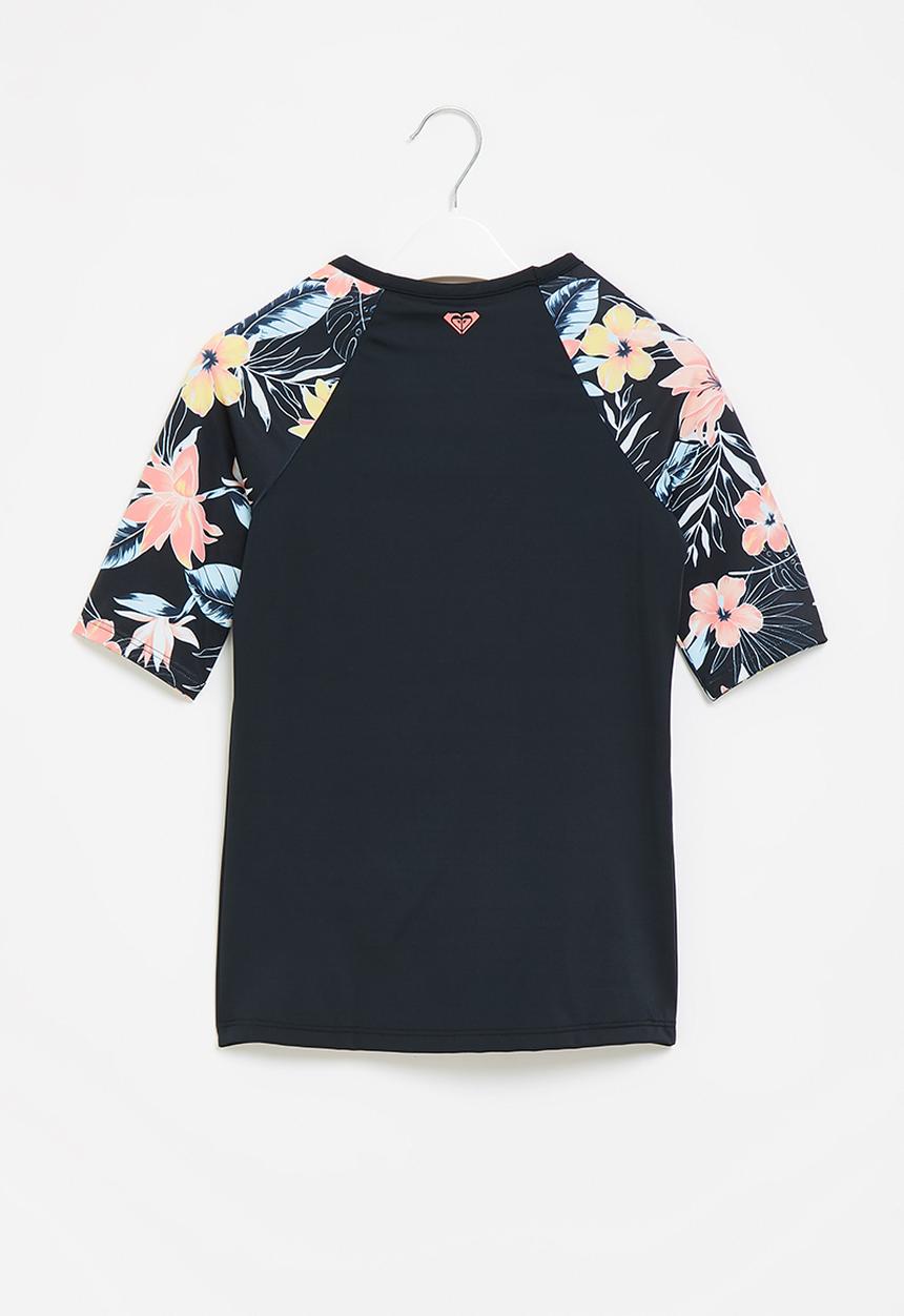 Roxy - Lycra printed sleeve - black
