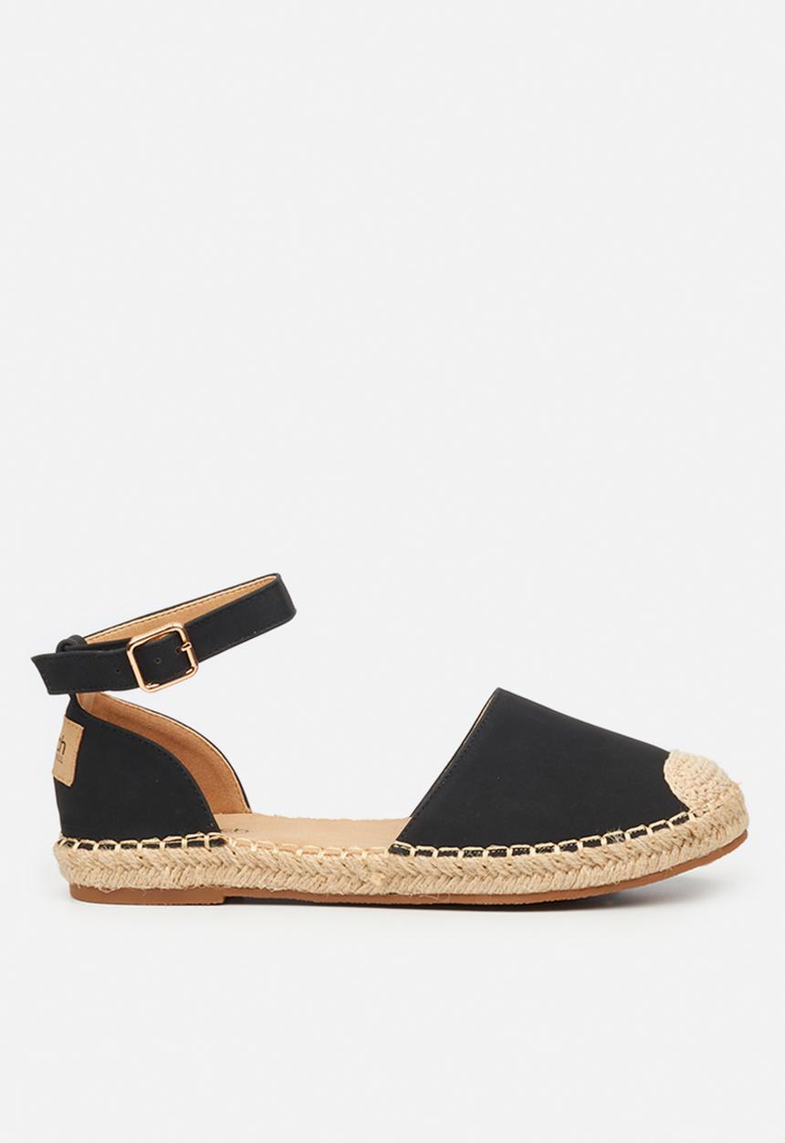 Viabeach - Espa 8 ankle tie espadrille - black