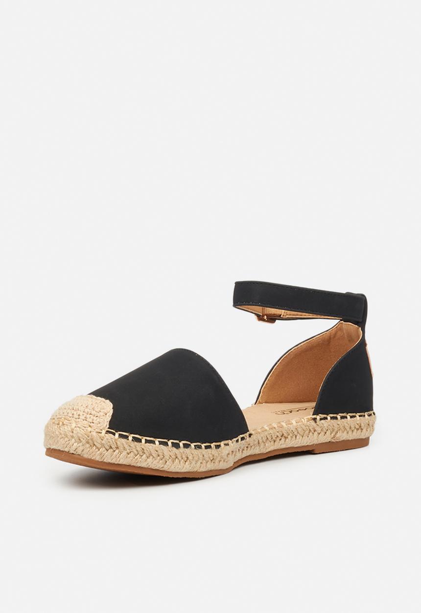 Viabeach - Espa 8 ankle tie espadrille - black