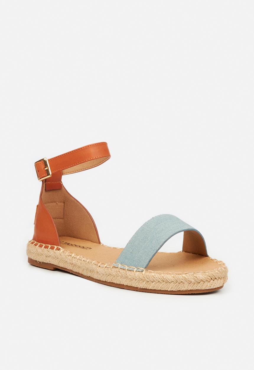 Viabeach - Espa 40 ankle tie espadrille sandal - blue combo