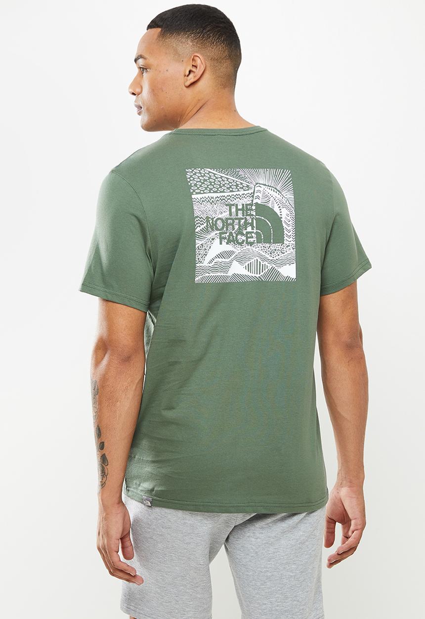 The North Face - M short sleeve redbox celebration tee - thyme