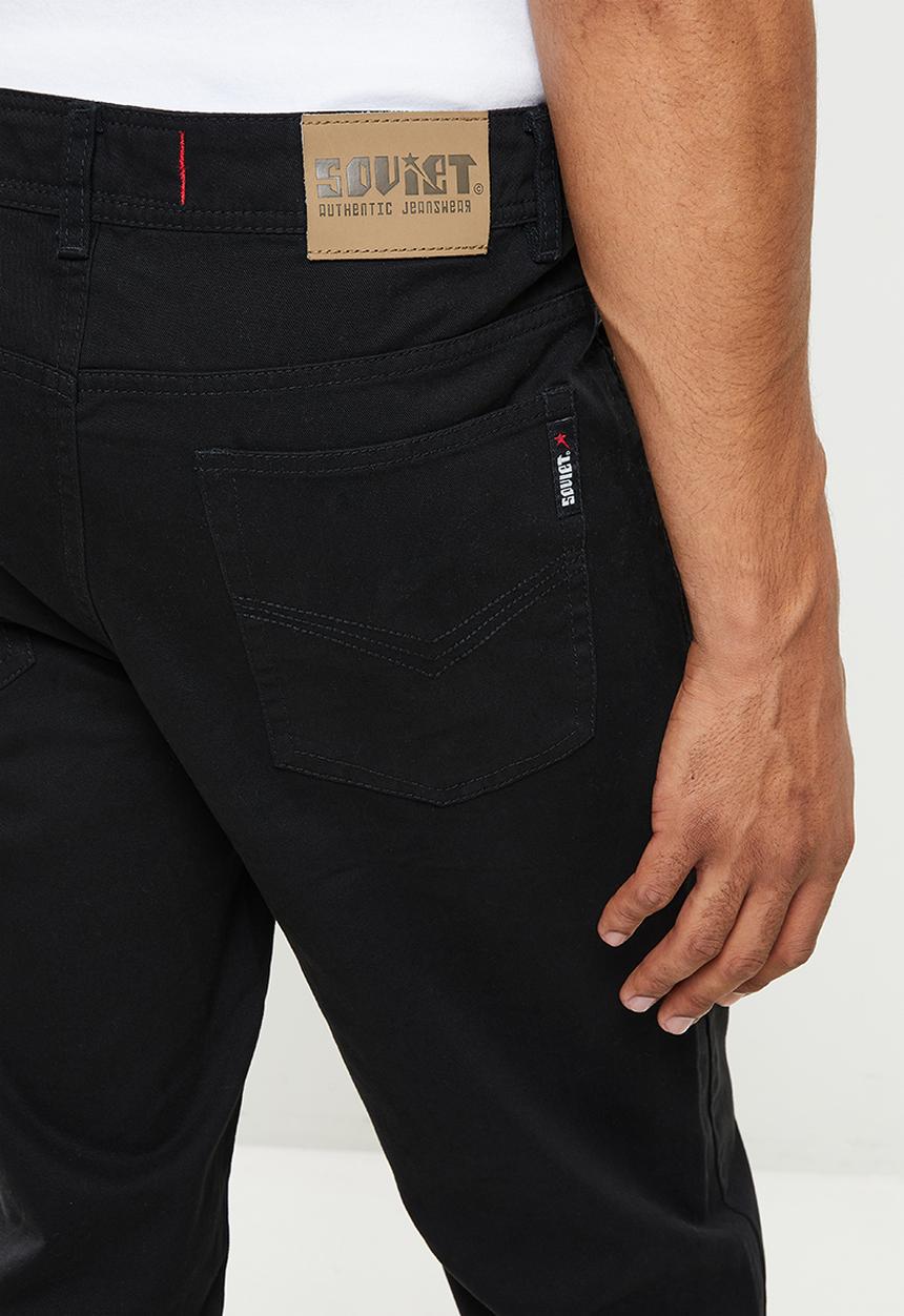 SOVIET - M voyager-r 3 #5  basic 5pkt chino - black