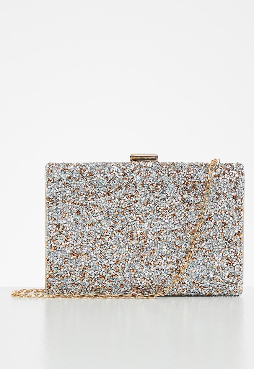 dailyfriday - Alexis clutch bag - silver & gold