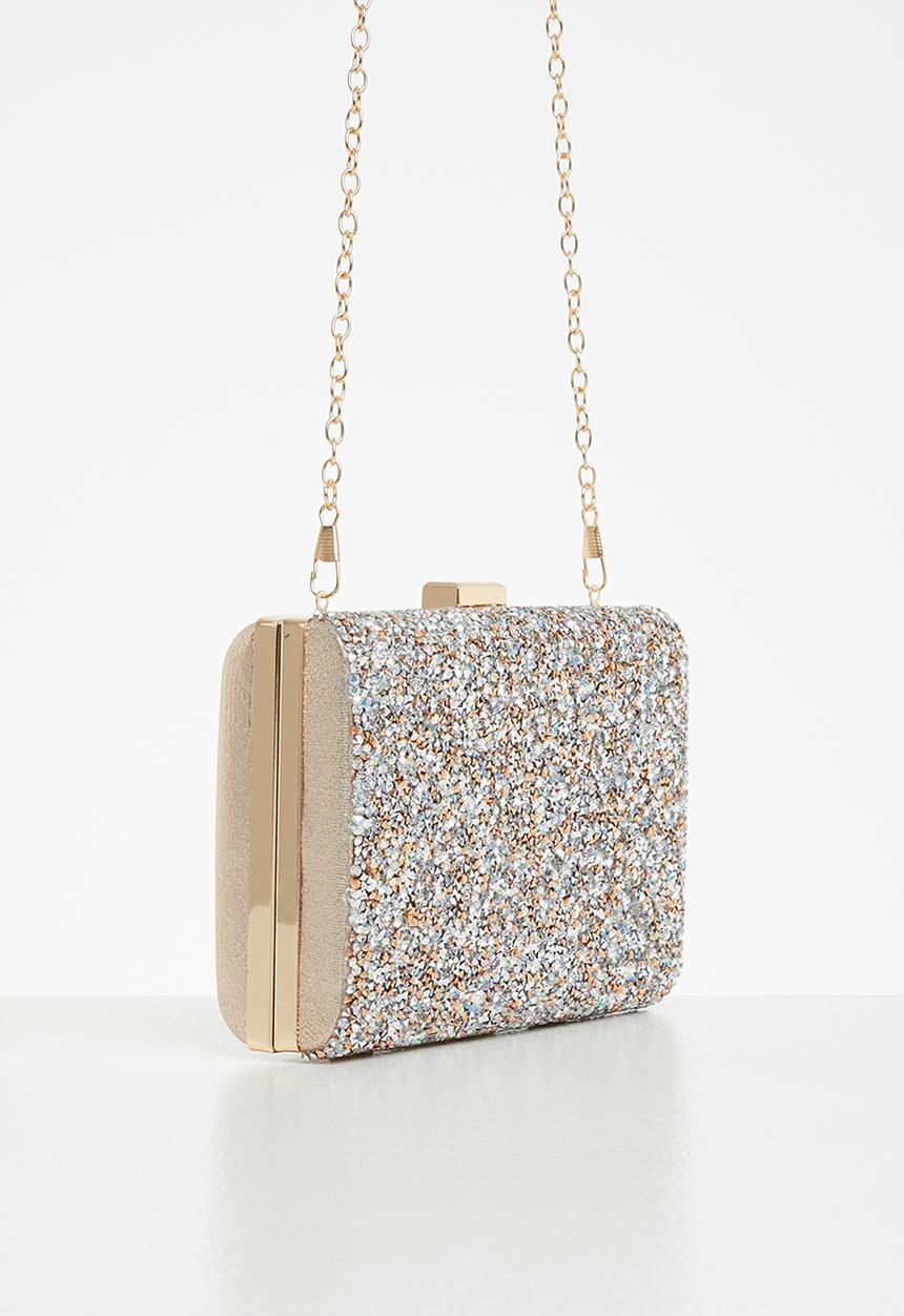 dailyfriday - Alexis clutch bag - silver & gold