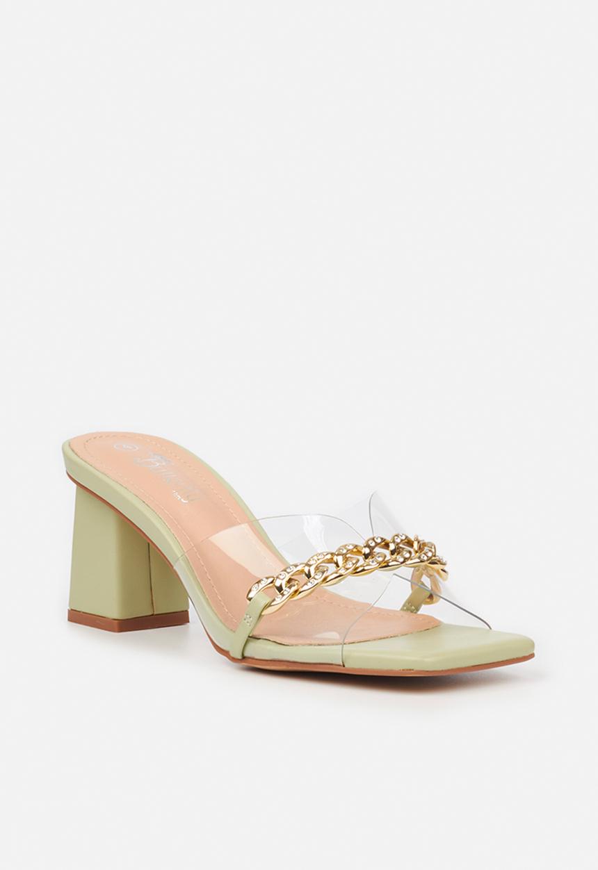 Butterfly Feet - Zoya 1 mule block heel - mint