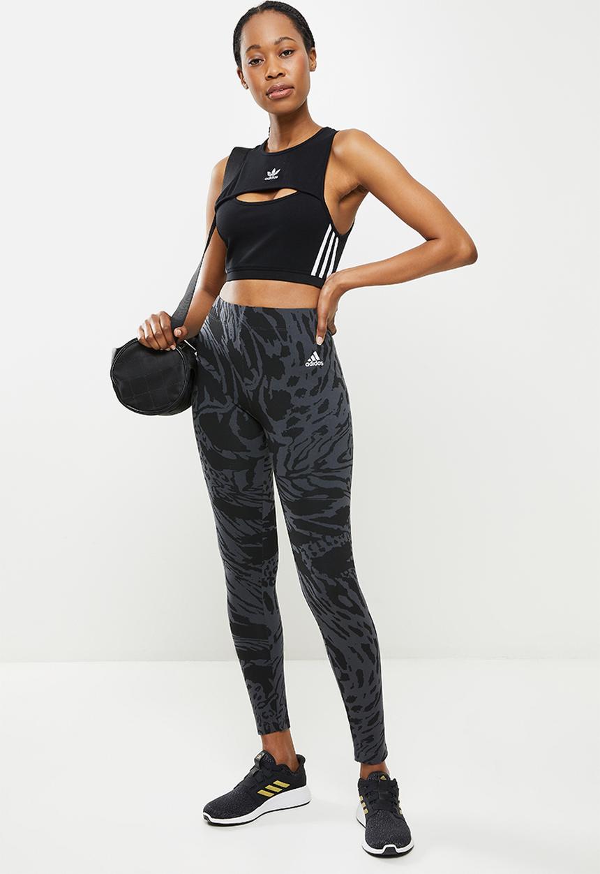 adidas Performance - W fi gfx q3 lg tight - carbon