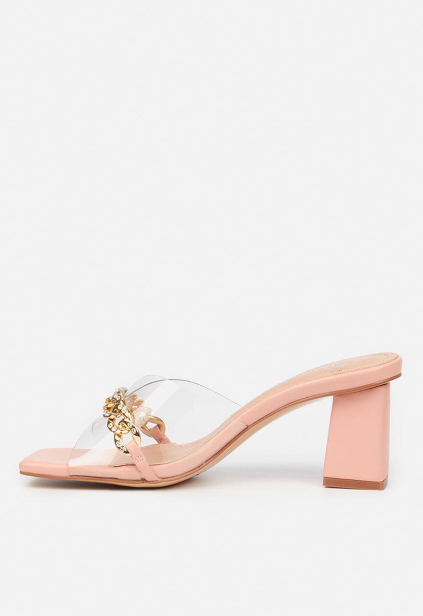 Butterfly Feet - Zoya 1 mule block heel - pink