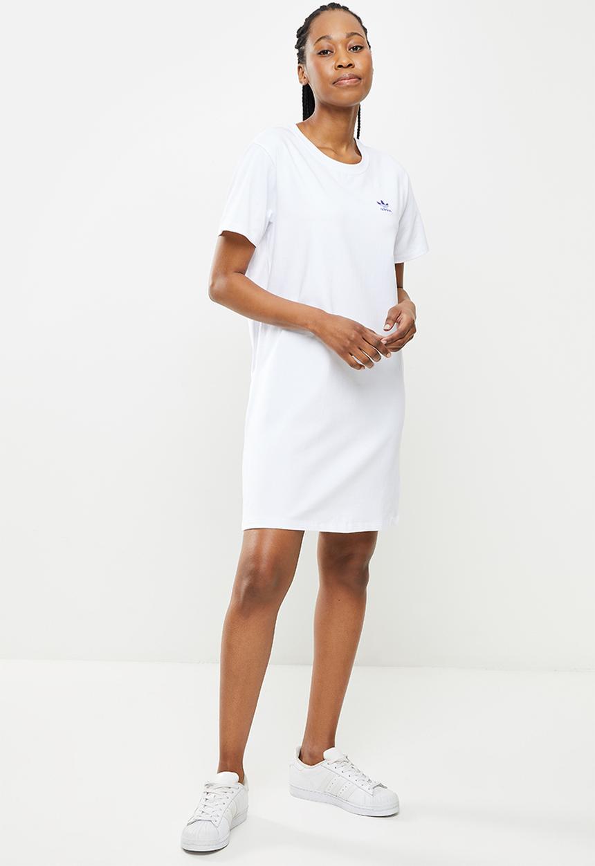 adidas Originals - Moments tee dress - white