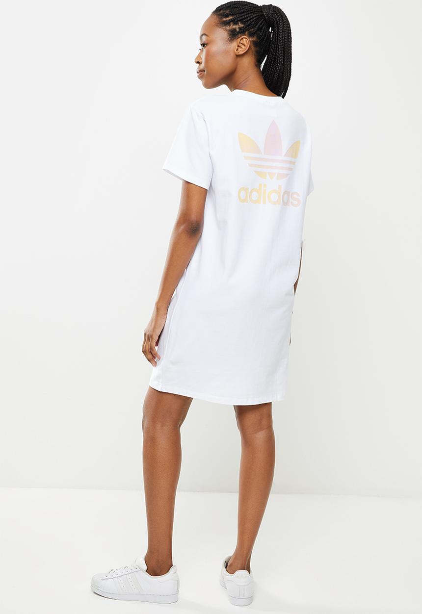 adidas Originals - Moments tee dress - white