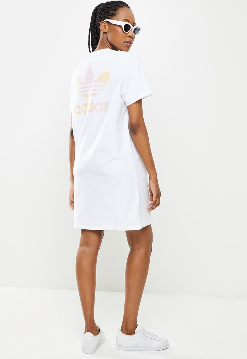 adidas Originals - Moments tee dress - white