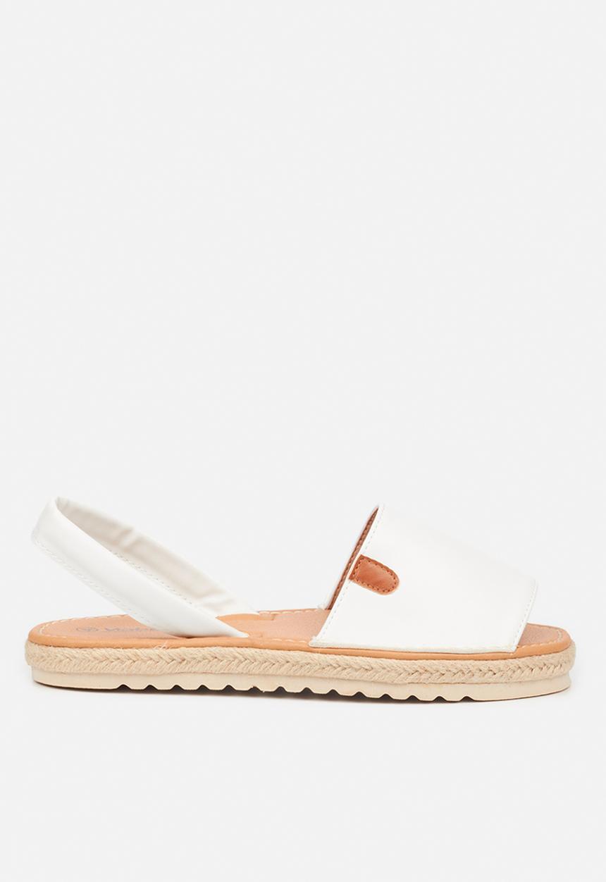 Viabeach - Pine 1 slingback espadrille sandal - white