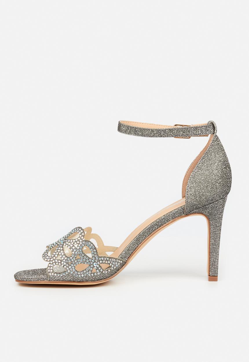 Miss Black - Prom2 stiletto heel - pewter