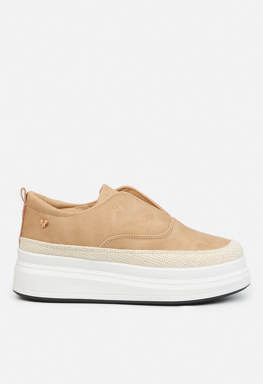 Butterfly Feet - Senhora 2 flatform derby sneaker - taupe