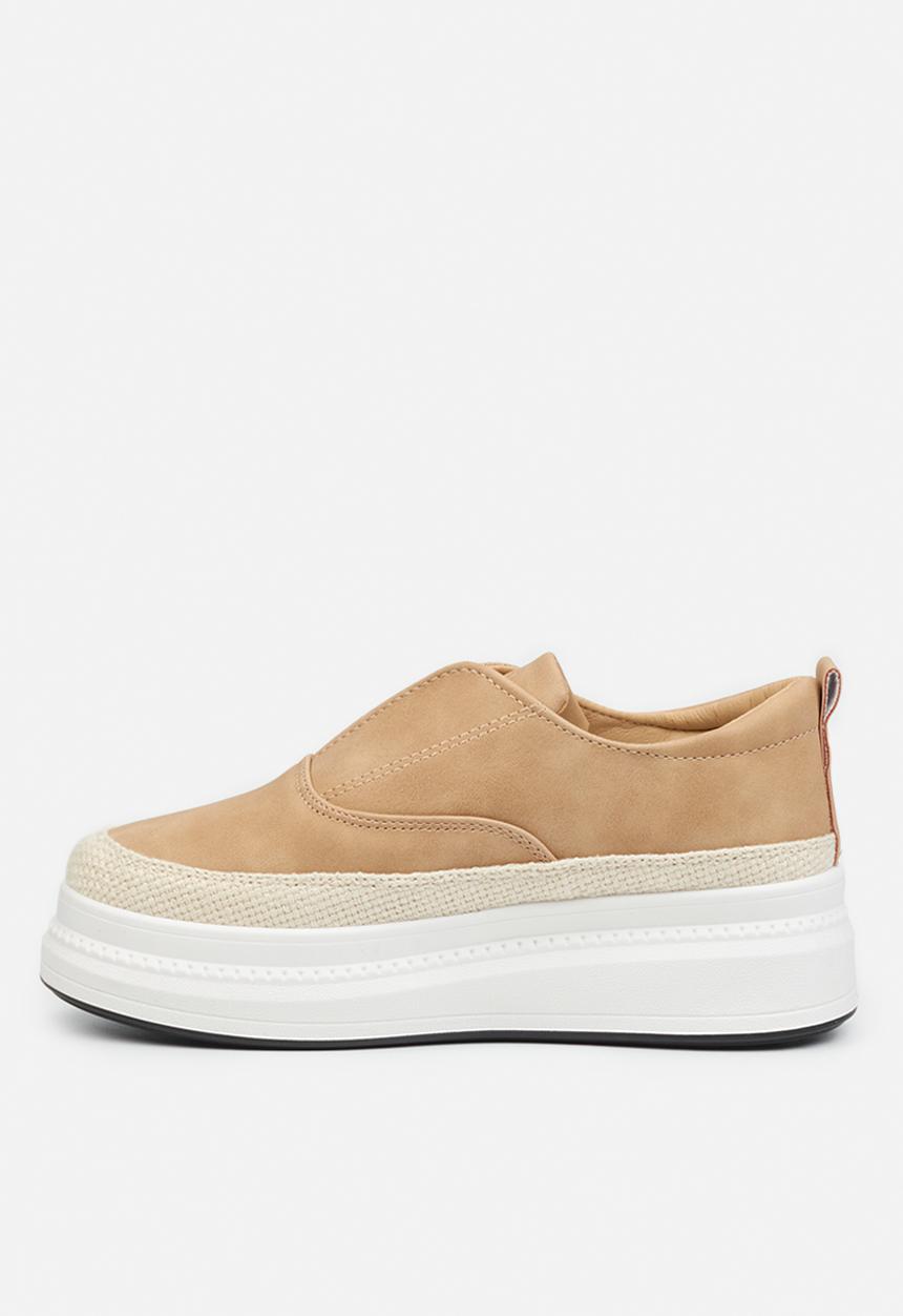 Butterfly Feet - Senhora 2 flatform derby sneaker - taupe