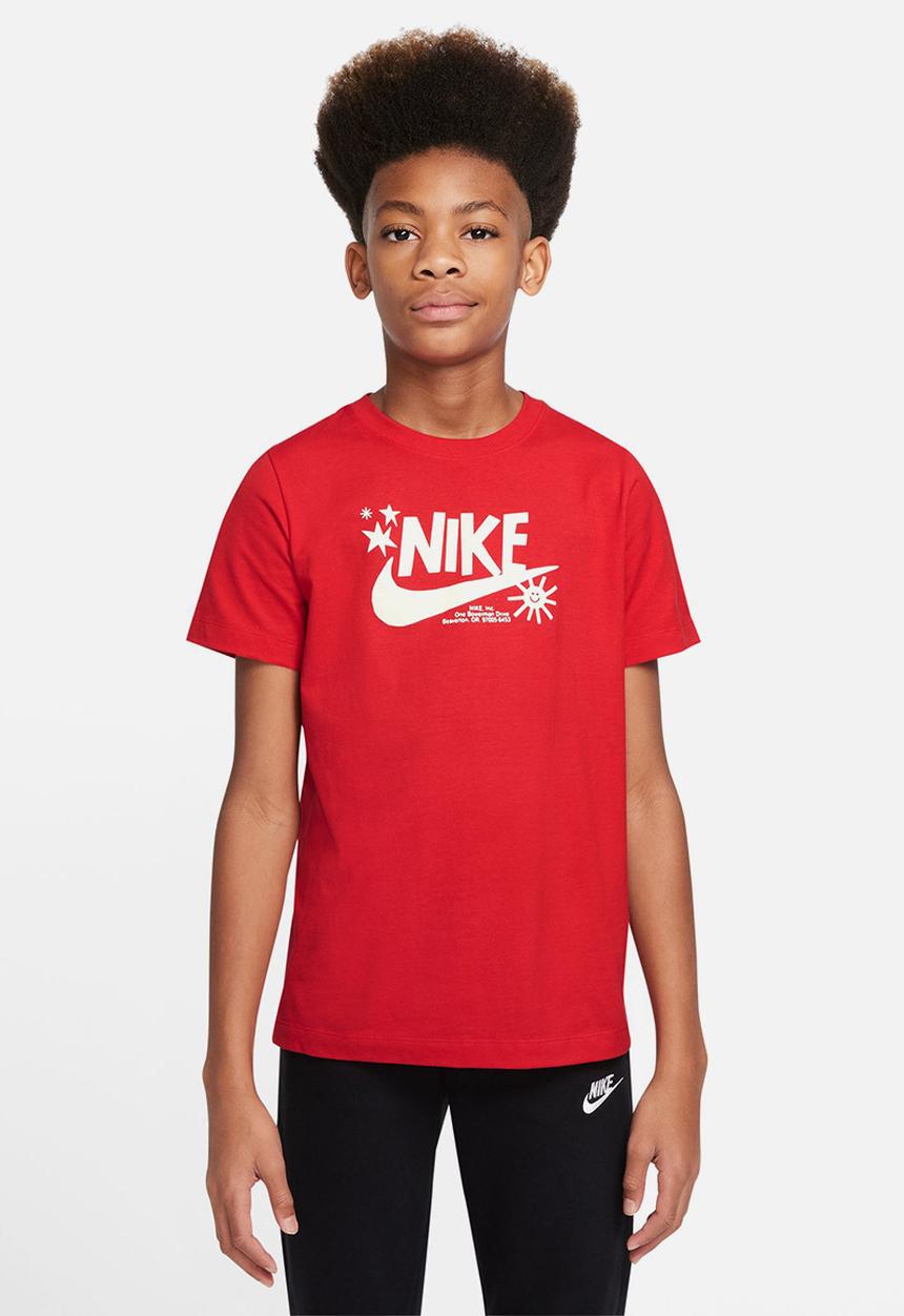 Nike - B nsw tee hbr core gfx 1 - university red