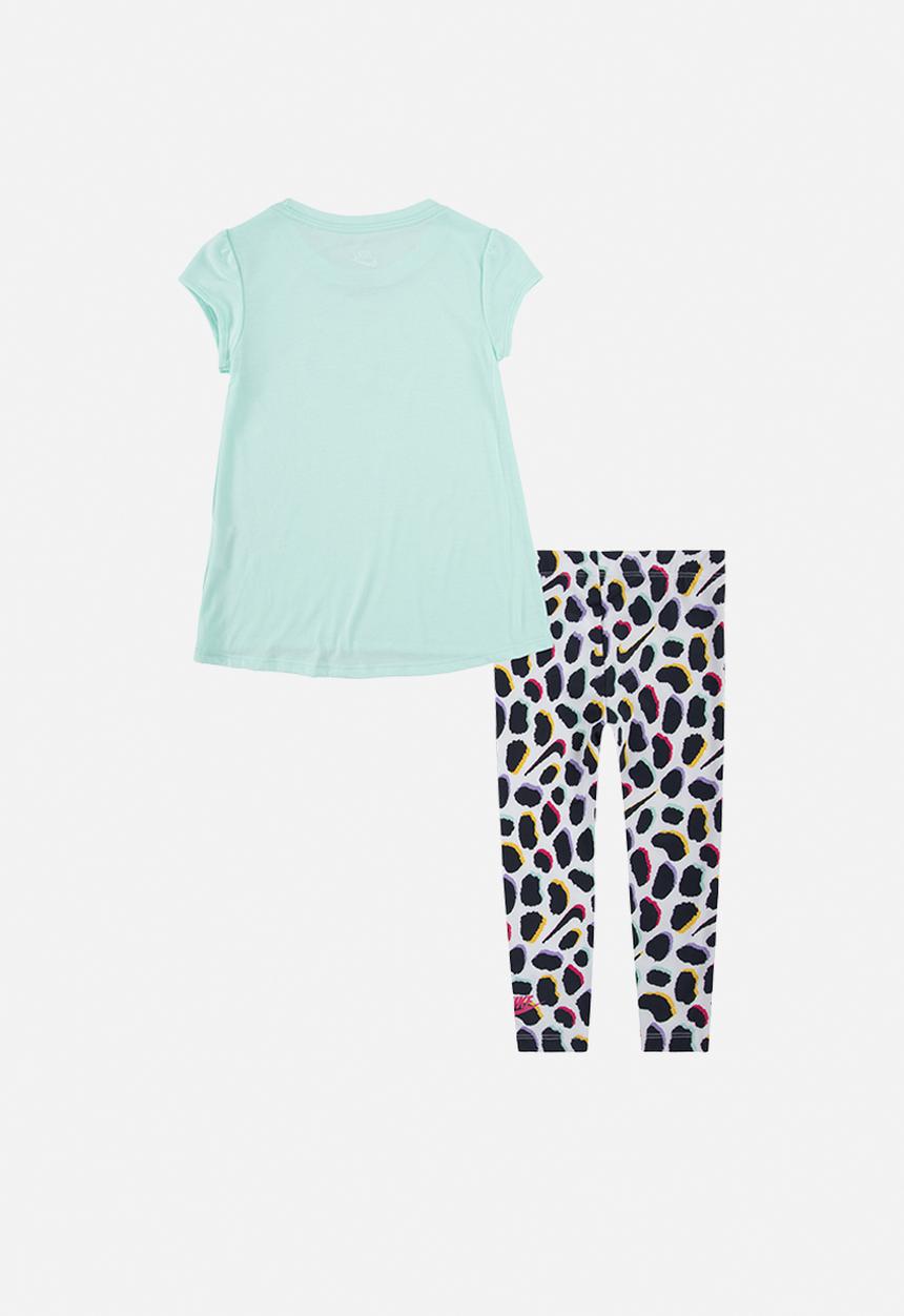 Nike - Nkg short sleeve tunic & aop legging set - multi 