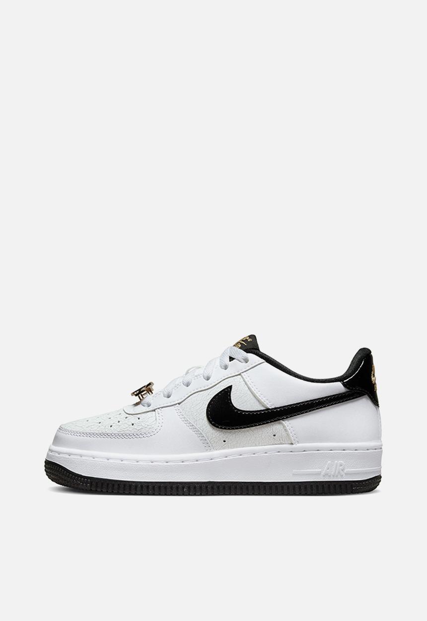 Nike - Air force 1 lv8 (gs) - white/action grape-wolf grey-black