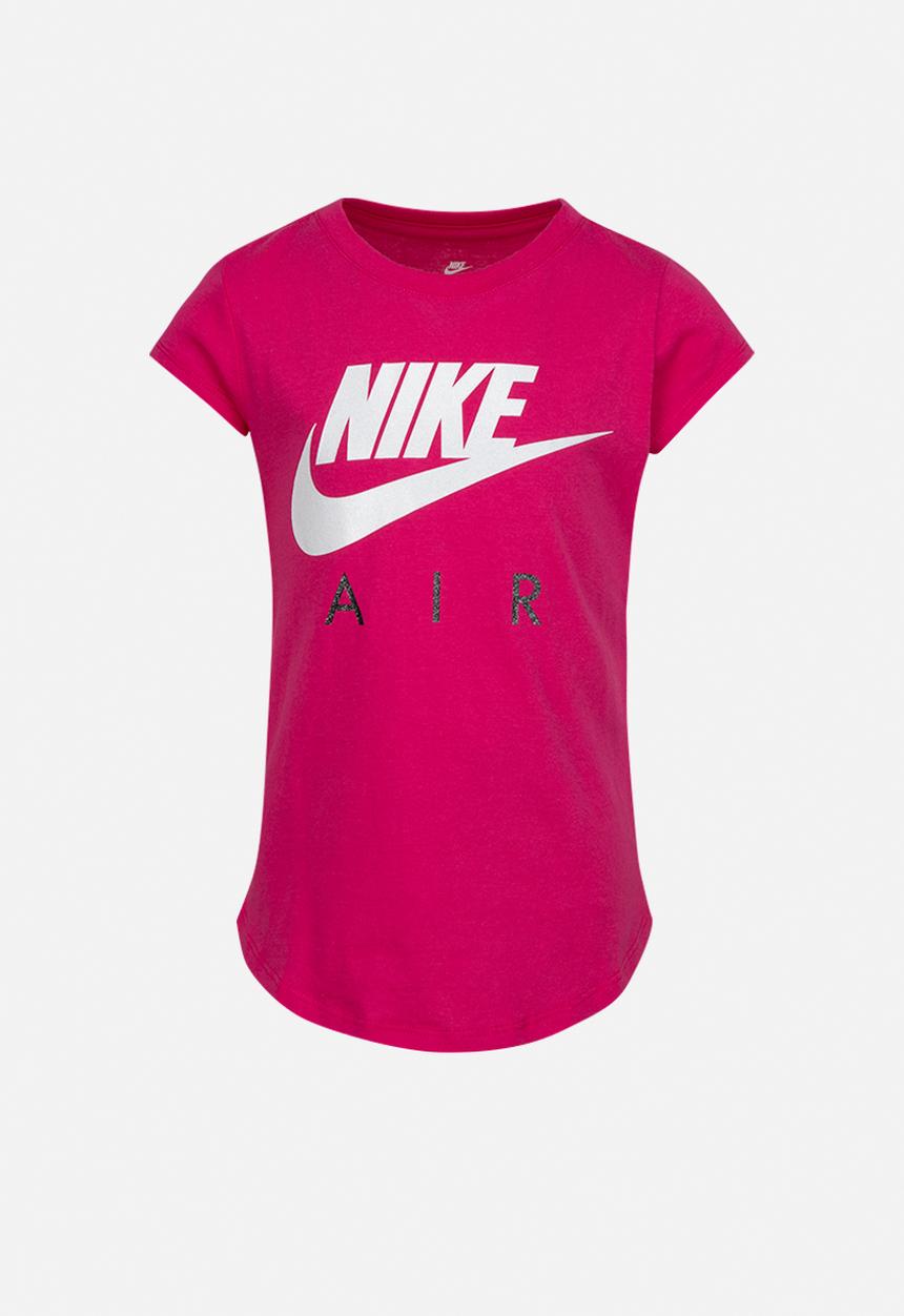 Nike - Nkg futura air short sleeve tee - dark hyper pink