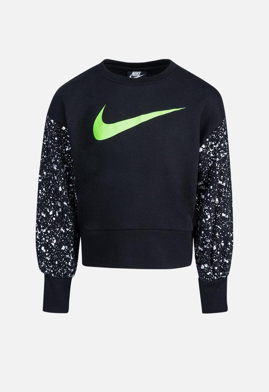 Nike - Nkg splatter crew sweatshirt - black