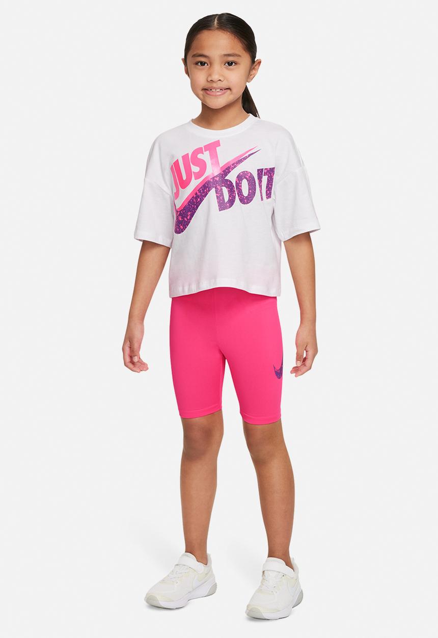 Nike - Nkg boxy tee & bike short set - multi